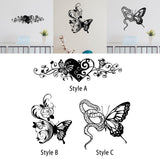 Wall Sculpture Hanging Accent Modern Bathroom Butterfly Metal Wall Art Decor With Heart