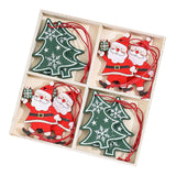 Christmas Hanging Decorations Wood Ornament for Housewarming Cabinet Bedroom Santa Claus