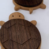 Wooden Turtle Coaster Tabletop Decorations Table Coaster for Cafe Bar Teapot