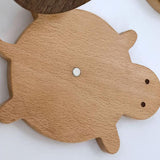 Wooden Turtle Coaster Tabletop Decorations Table Coaster for Cafe Bar Teapot