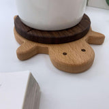 Wooden Turtle Coaster Tabletop Decorations Table Coaster for Cafe Bar Teapot