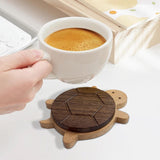 Wooden Turtle Coaster Tabletop Decorations Table Coaster for Cafe Bar Teapot