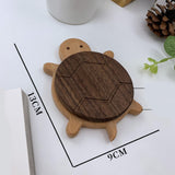 Wooden Turtle Coaster Tabletop Decorations Table Coaster for Cafe Bar Teapot