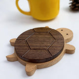 Wooden Turtle Coaster Tabletop Decorations Table Coaster for Cafe Bar Teapot