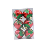 6 Pieces Christmas Tree Ball Ornaments Hanging for Decoration Birthday Party tree