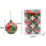 6 Pieces Christmas Tree Ball Ornaments Hanging for Decoration Birthday Party tree