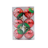 6 Pieces Christmas Tree Ball Ornaments Hanging for Decoration Birthday Party snowflake