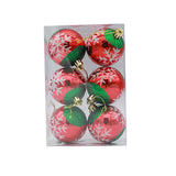 6 Pieces Christmas Tree Ball Ornaments Hanging for Decoration Birthday Party snowflake