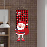 Merry Christmas Garden Flag Cartoon Ornament for Outdoor Indoor Garden Store Santa Claus