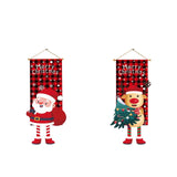 Merry Christmas Garden Flag Cartoon Ornament for Outdoor Indoor Garden Store Santa Claus