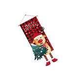 Merry Christmas Garden Flag Cartoon Ornament for Outdoor Indoor Garden Store Elk