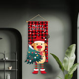 Merry Christmas Garden Flag Cartoon Ornament for Outdoor Indoor Garden Store Elk