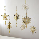 Star Christmas Tree Hanging Ornament Xmas Decor for Malls Anniversary Indoor