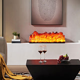 LED Simulation Flame Lamp Flameless Fireplace Light for Entrance Living Room