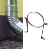 Chimney Pipe Bracket Clip Fireplace Pipe Hanger Sturdy Accessory for Indoor Home for  diameter 6cm