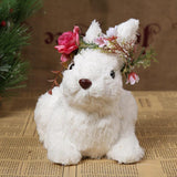 Bunny Statue Collection Party Tabletop Ornament for Indoor Living Room Table