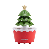 Christmas Tree Humidifier Christmas Gift 250 ml for Bedroom Living Room Home Red