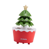 Christmas Tree Humidifier Christmas Gift 250 ml for Bedroom Living Room Home Red