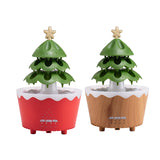 Christmas Tree Humidifier Christmas Gift 250 ml for Bedroom Living Room Home Red