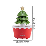 Christmas Tree Essential Oil Diffuser Aroma Diffuser for Bedroom Office Home Red