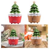 Christmas Tree Essential Oil Diffuser Aroma Diffuser for Bedroom Office Home Red