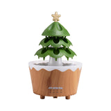 Christmas Tree Essential Oil Diffuser Aroma Diffuser for Bedroom Office Home Brown