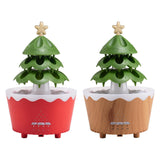 Christmas Tree Humidifier Christmas Gift Aroma Diffuser for Living Room Yoga Red