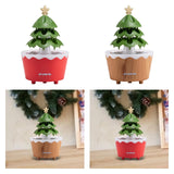 Christmas Tree Humidifier Christmas Gift Aroma Diffuser for Living Room Yoga Red