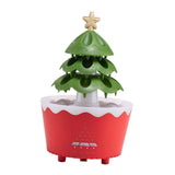 Christmas Tree Humidifier Christmas Gift Aroma Diffuser for Living Room Yoga Red