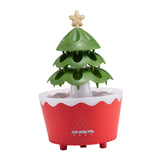 Christmas Tree Humidifier Christmas Gift Aroma Diffuser for Living Room Yoga Red