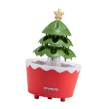 Christmas Tree Humidifier Christmas Gift Aroma Diffuser for Living Room Yoga Red