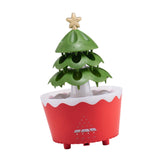 Christmas Tree Humidifier Christmas Gift Aroma Diffuser for Living Room Yoga Red