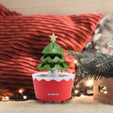 Christmas Tree Humidifier Christmas Gift Aroma Diffuser for Living Room Yoga Red