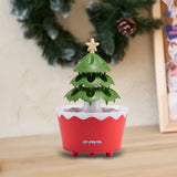 Christmas Tree Humidifier Christmas Gift Aroma Diffuser for Living Room Yoga Red