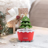 Christmas Tree Humidifier Christmas Gift Aroma Diffuser for Living Room Yoga Red