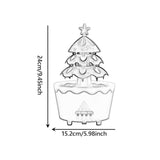 Christmas Tree Humidifier Christmas Gift Aroma Diffuser for Living Room Yoga Brown