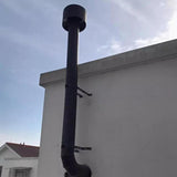 Chimney Pipe Wall Strap Split Ring Hanger Outdoor Indoor Chimney Pipe Holder Dia 15cm