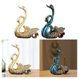 Wine Bottle Holder Modern Swan Sculpture for Creative Home Wine Lovers Gifts Gold