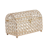 Maxbell Jewelry Box Ornament Cosmetic Organizer Box Decor Trinket Organizer Box Clear ball decor