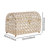 Maxbell Jewelry Box Ornament Cosmetic Organizer Box Decor Trinket Organizer Box Clear ball decor