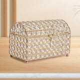 Maxbell Jewelry Box Ornament Cosmetic Organizer Box Decor Trinket Organizer Box Clear ball decor