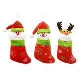 Santa Claus Christmas Stocking Christmas Decoration for Family Holiday Walls