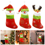 Santa Claus Christmas Stocking Christmas Decoration for Family Holiday Walls