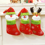 Santa Claus Christmas Stocking Christmas Decoration for Family Holiday Walls