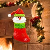 Santa Claus Christmas Stocking Christmas Decoration for Family Holiday Walls