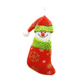 Snowman Christmas Stocking Cute Xmas Decor for Gift Wrapping Party Fireplace