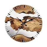 Wall Clock Quiet Housewarming Gift Hanging Clock for Kitchen Bathroom Indoor Style A