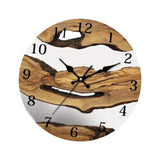 Wall Clock Quiet Housewarming Gift Hanging Clock for Kitchen Bathroom Indoor Style B