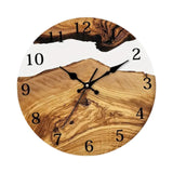 Wall Clock Quiet Housewarming Gift Hanging Clock for Kitchen Bathroom Indoor Style C