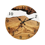 Wall Clock Quiet Housewarming Gift Hanging Clock for Kitchen Bathroom Indoor Style C